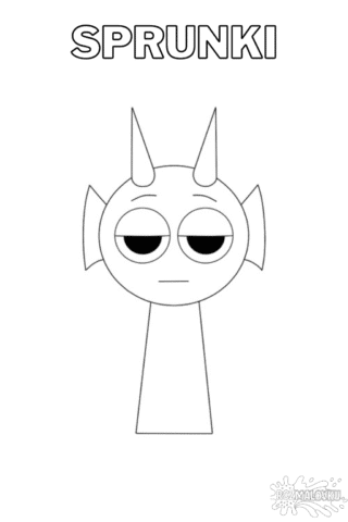 Розмальовка Спрункі Дерпл