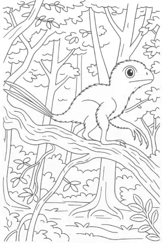 Розмальовка Епідексіптерикс — скачати та роздрукувати в форматі А4