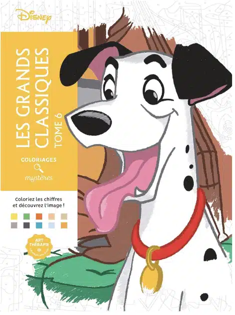 Скачати безкоштовну книга з розмальовками Disney за номерами — Les Grands Classiques 6 в форматі А4 для друку Книга з розмальовками Disney за номерами — Les Grands Classiques 6 скачати та роздрукувати в форматі А4