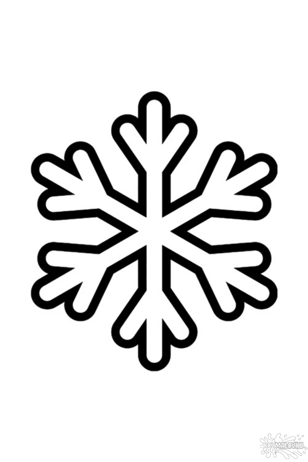 Зимова розмальовка зі сніжинкою — це простий і водночас заспокійливий малюнок розмальовка, який чудово підходить для дітей і дорослих. Симетрична форма сніжинки допомагає зосередитися, розслабитися та насолодитися процесом розфарбовування у власному темпі. Така розфарбовка стане гарним вибором для зимових занять удома, у школі або дитячому садку. Чіткі контури дозволяють легко підбирати кольори, експериментувати з відтінками та створювати унікальні зимові візерунки. Розмальовка добре підходить для друку на аркуші A4.