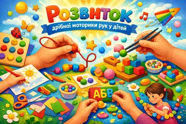 Дрібна моторика рук у дітей — вправи та розмальовки для розвитку за віком