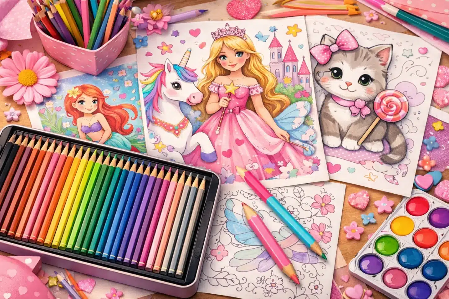 Які олівці краще обрати для малювання та розмальовок для дівчат та хлопців