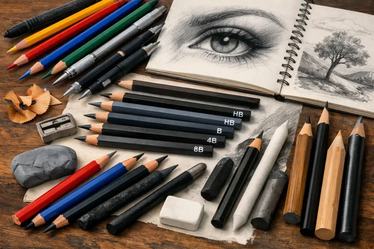 Які олівці для малювання та розмальовування малюнків бувають — основні види