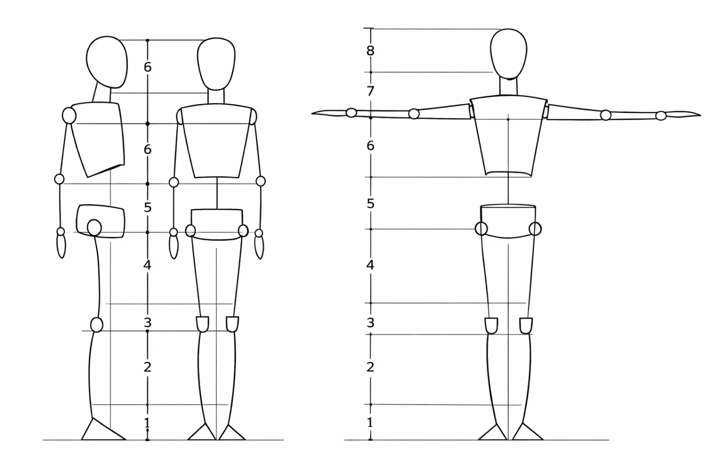Як намалювати людину в одязі: каркас фігури
