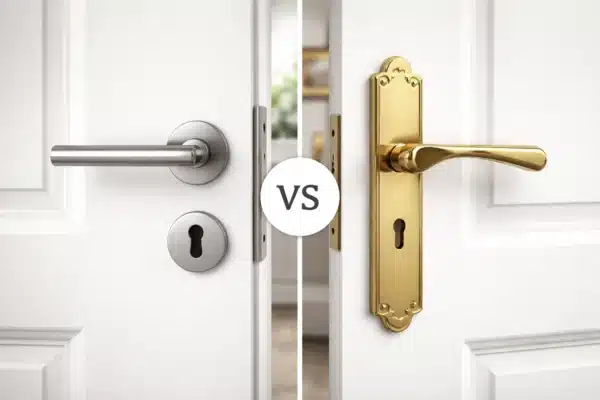 Дверні ручки на розетці чи планці — в чому різниця